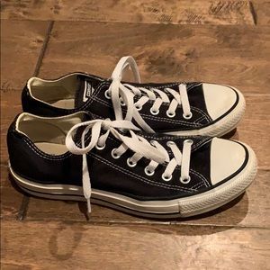 Black converse shoes